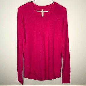 Athleta Mindset Hot Pink Sweatshirt Tall